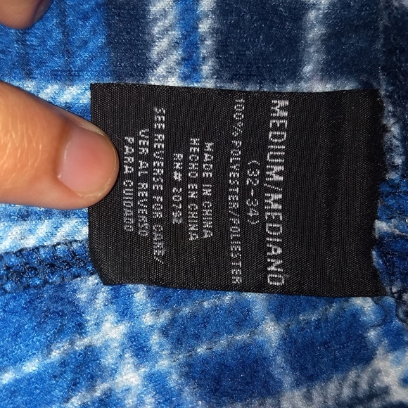 Black and Blue Sleeping Pants - Picture 2 of 2